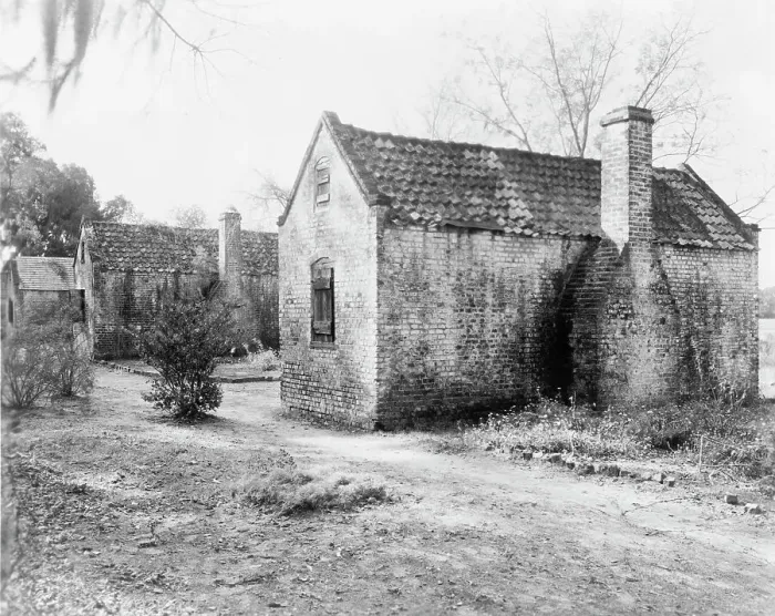 Framed Print : Boone Hall, buildings on grounds, Mount Pleasant vicinity, Charleston County, South Carolina, 1938. Creator: Frances Benjamin Johnston Framed Print : Boone Hall, buildings on grounds, Mount Pleasant vicinity, Charleston County, South Carolina, 1938. Creator: Frances Benjamin Johnston
