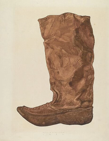 Boot, 1938. Creator: Eugene C. Miller