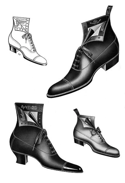 Boot illustrations, 1908-1909