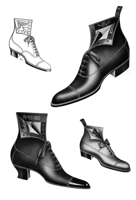 Framed Print : Boot illustrations, 1908-1909 Framed Print : Boot illustrations, 1908-1909