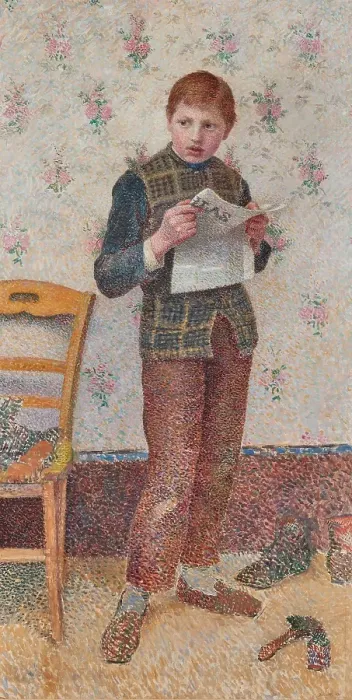 Framed Print : The Boot Polisher, 1890. Creator: Henri Delavallee Framed Print : The Boot Polisher, 1890. Creator: Henri Delavallee