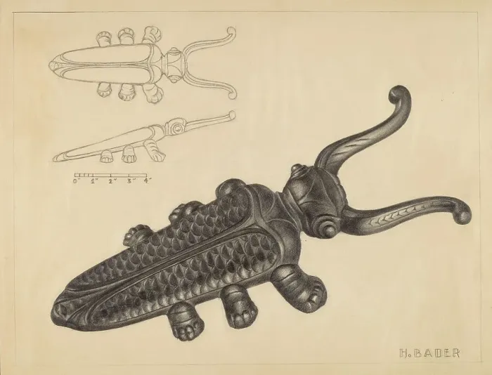 Framed Print : Bootjack, c. 1936. Creator: Herman Bader