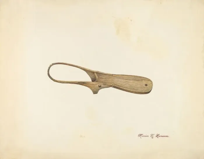 Framed Print : Bootjack, c. 1938. Creator: Marius Hansen Framed Print : Bootjack, c. 1938. Creator: Marius Hansen