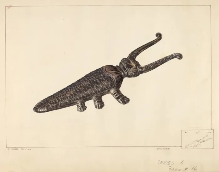 Framed Print : Bootjack, c. 1938. Creator: Ralph Morton Framed Print : Bootjack, c. 1938. Creator: Ralph Morton