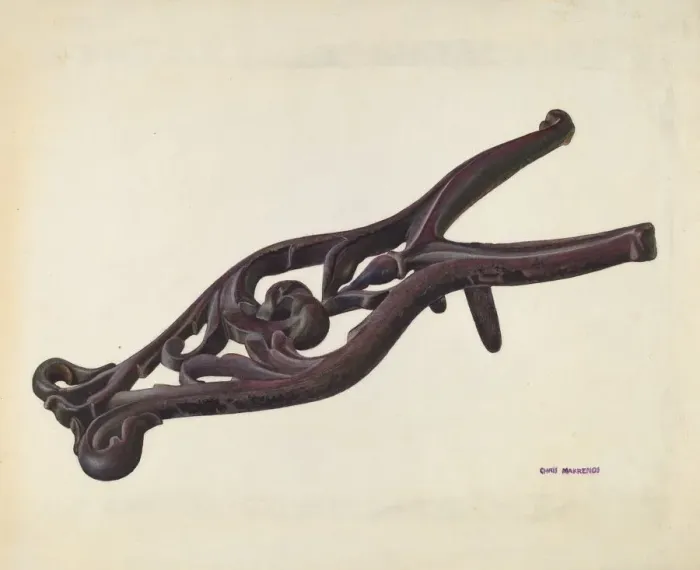 Framed Print : Bootjack, c. 1939. Creator: Chris Makrenos Framed Print : Bootjack, c. 1939. Creator: Chris Makrenos