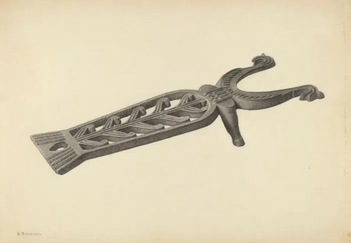 Framed Print : Bootjack, c. 1939. Creator: Gordon Sanborn Framed Print : Bootjack, c. 1939. Creator: Gordon Sanborn