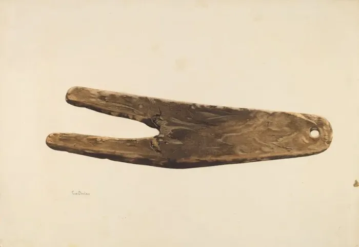 Framed Print : Bootjack, c. 1939. Creator: Thomas Dooley Framed Print : Bootjack, c. 1939. Creator: Thomas Dooley