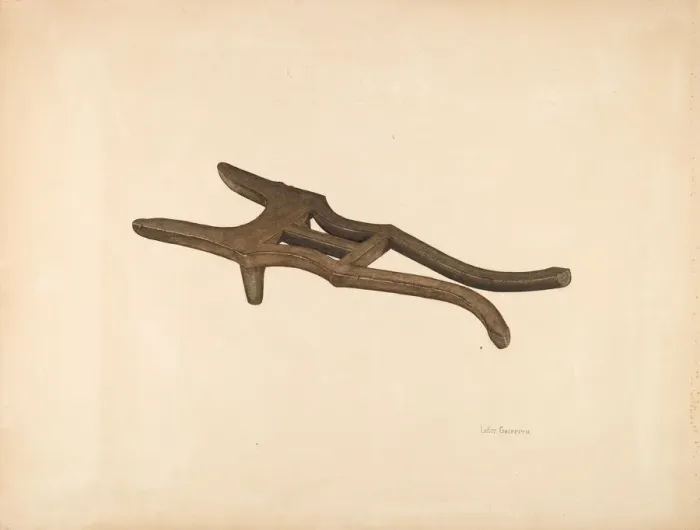 Framed Print : Bootjack, c. 1940. Creator: LeRoy Griffith Framed Print : Bootjack, c. 1940. Creator: LeRoy Griffith
