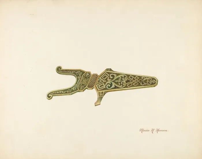 Framed Print : Bootjack, c. 1940. Creator: Marius Hansen Framed Print : Bootjack, c. 1940. Creator: Marius Hansen