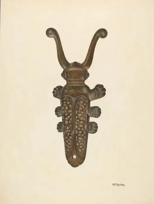 Framed Print : Bootjack, c. 1940. Creator: William McAuley Framed Print : Bootjack, c. 1940. Creator: William McAuley