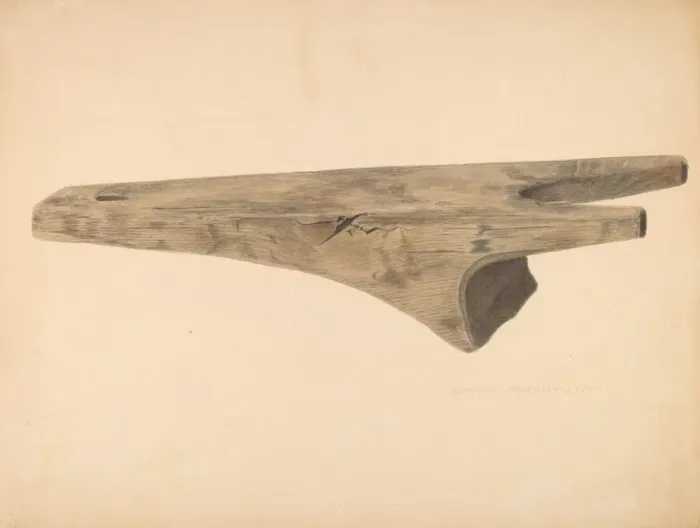 Framed Print : Bootjack, c. 1942. Creator: Alexander Anderson Framed Print : Bootjack, c. 1942. Creator: Alexander Anderson
