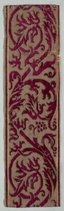 Framed Print : Border Fragment, late 1600s. Creator: Unknown Framed Print : Border Fragment, late 1600s. Creator: Unknown