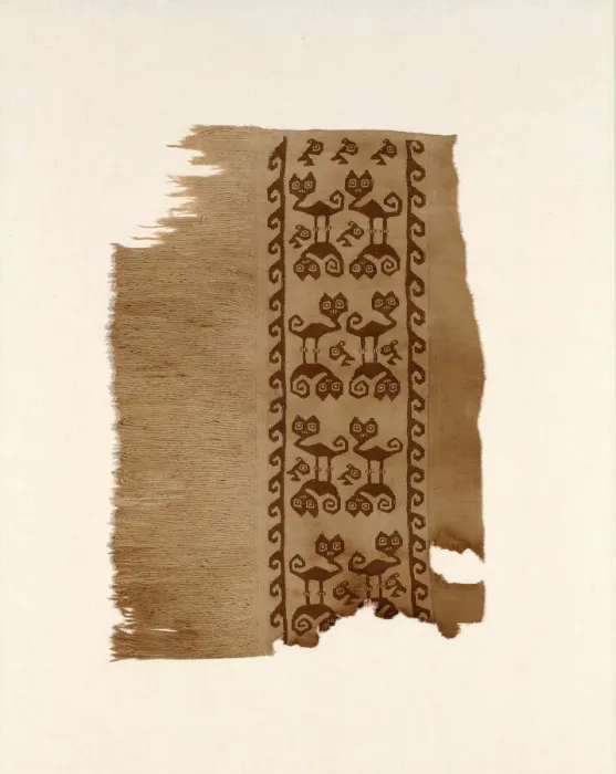 Framed Print : Border Fragment, Peru, A. D. 1000 / 1476. Creator: Unknown Framed Print : Border Fragment, Peru, A. D. 1000 / 1476. Creator: Unknown