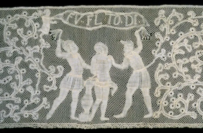 Framed Print : Border (From an Altar Cloth), Milan, 1725 / 75. Creator: Unknown Framed Print : Border (From an Altar Cloth), Milan, 1725 / 75. Creator: Unknown