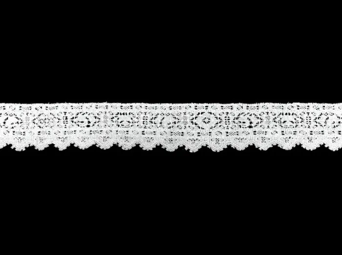 Framed Print : Border, Italy, 1875 / 1900 (revival lace). Creator: Unknown Framed Print : Border, Italy, 1875 / 1900 (revival lace). Creator: Unknown
