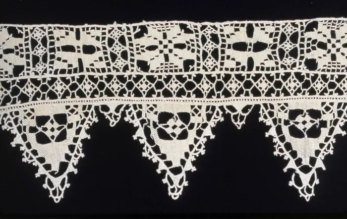 Framed Print : Border, Northern Italy, Probably 19th century (copy of early 17th century pattern) Framed Print : Border, Northern Italy, Probably 19th century (copy of early 17th century pattern)