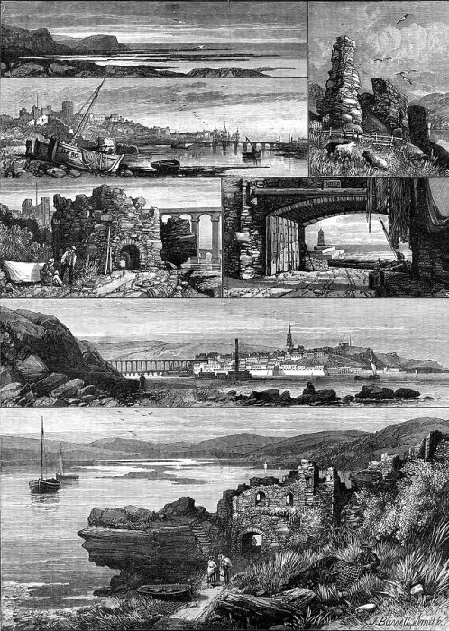 Framed Print : Border Sketches: Berwick-Upon-Tweed, 1883. Creator: Unknown Framed Print : Border Sketches: Berwick-Upon-Tweed, 1883. Creator: Unknown