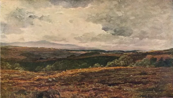 Framed Print : The Borderland, c1904. Artist: James Aumonier Framed Print : The Borderland, c1904. Artist: James Aumonier