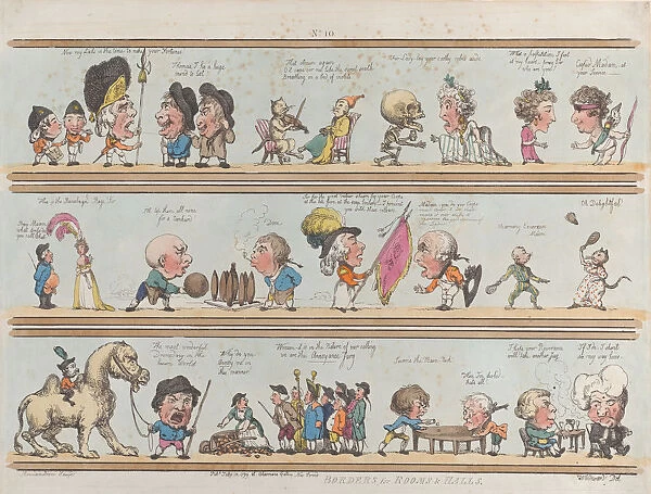 Borders for Rooms & Halls, Plate 10, July 10, 1799. July 10, 1799