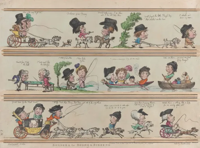 Framed Print : Borders for Rooms & Screens, Plate 7, May 10, 1799. May 10, 1799 Framed Print : Borders for Rooms & Screens, Plate 7, May 10, 1799. May 10, 1799