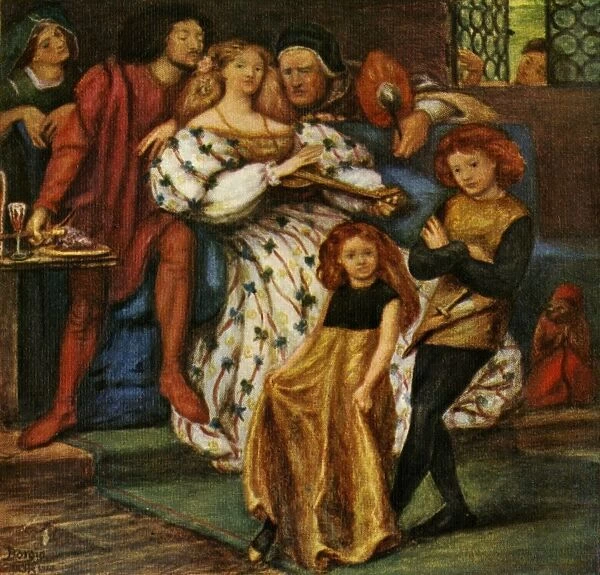 The Borgia Family, 1863, (c1912). Artist: Dante Gabriel Rossetti