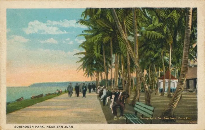 Framed Print : Borinquen Park, near San Juan, 1909 Framed Print : Borinquen Park, near San Juan, 1909
