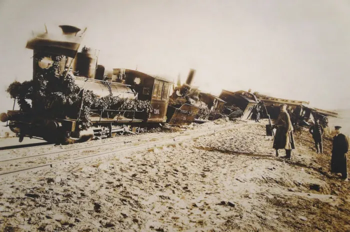 Framed Print : The Borki train disaster on October 29, 1888 Framed Print : The Borki train disaster on October 29, 1888
