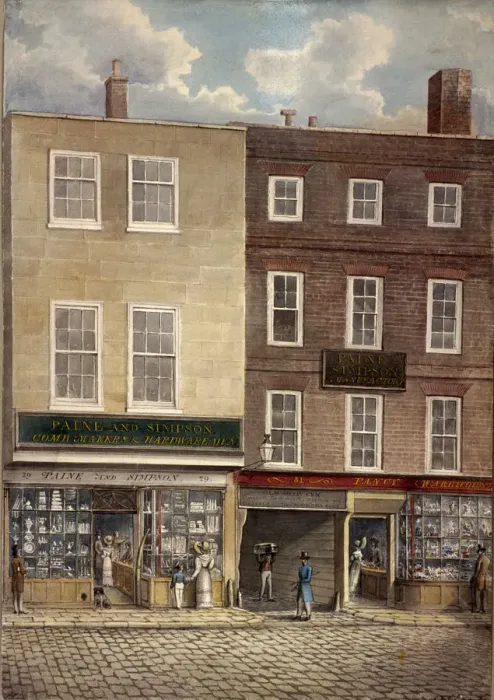 Framed Print : Borough High Street, London, 1830. Artist: G Yates Framed Print : Borough High Street, London, 1830. Artist: G Yates