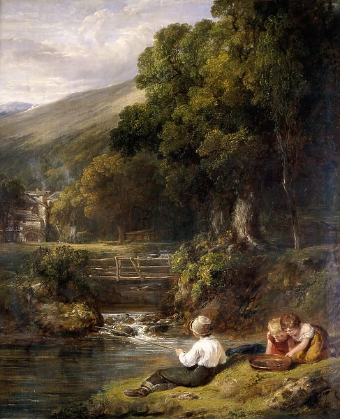 Borrowdale, Cumbria, 1821. Artist: William Collins