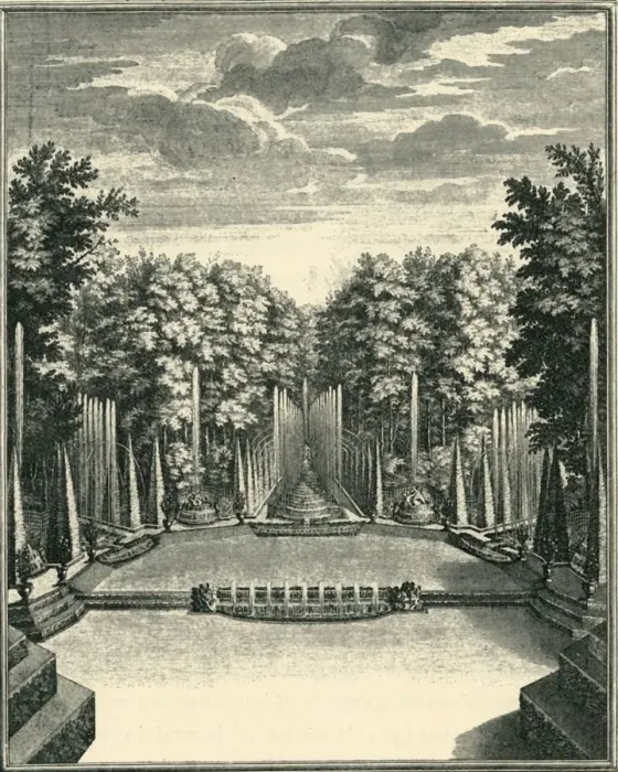 Framed Print : The Bosquet du Theatre d Eau in the gardens at Versailles, France, (1903) Framed Print : The Bosquet du Theatre d Eau in the gardens at Versailles, France, (1903)
