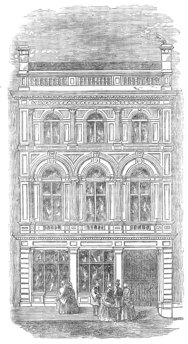Framed Print : The Boston Athenaeum, 1856. Creator: Unknown Framed Print : The Boston Athenaeum, 1856. Creator: Unknown