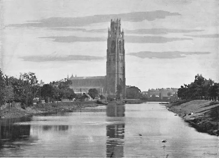 Framed Print : Boston: The Church, c1896. Artist: F Beales Framed Print : Boston: The Church, c1896. Artist: F Beales