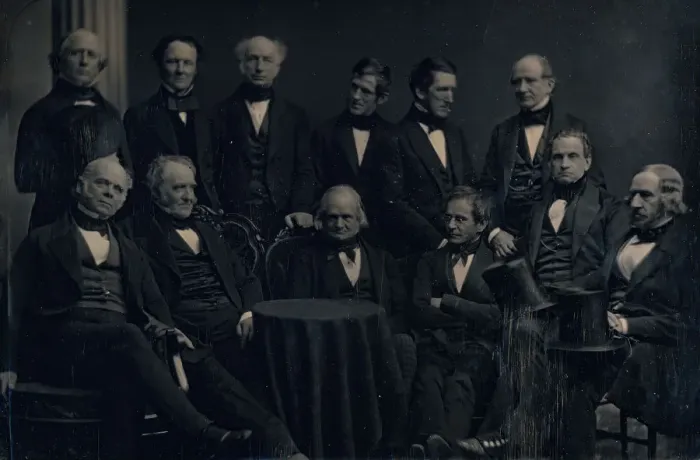 Framed Print : Boston Doctors, ca. 1850. Creators: Josiah Johnson Hawes, Albert Sands Southworth Framed Print : Boston Doctors, ca. 1850. Creators: Josiah Johnson Hawes, Albert Sands Southworth