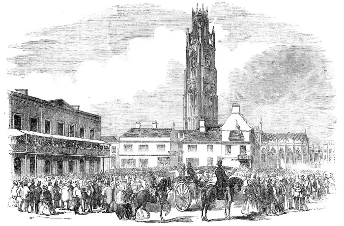 Framed Print : Boston Election - Declaration of the Poll, 1856. Creator: Unknown Framed Print : Boston Election - Declaration of the Poll, 1856. Creator: Unknown