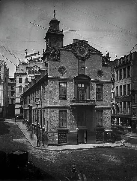 Boston, Mass. Old State House, between 1890 and 1905. Creator: Unknown