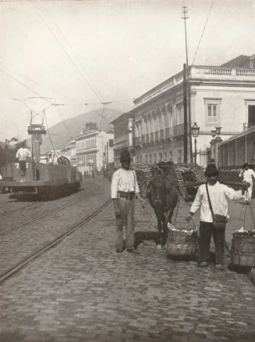 Framed Print : A Botafogo street scene, Rio, 1914 Framed Print : A Botafogo street scene, Rio, 1914