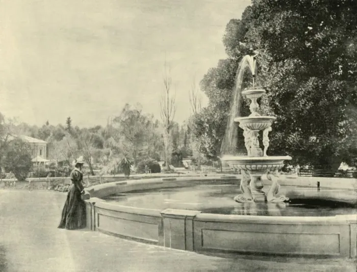 Framed Print : In the Botanic Gardens, Adelaide, 1901. Creator: Unknown Framed Print : In the Botanic Gardens, Adelaide, 1901. Creator: Unknown