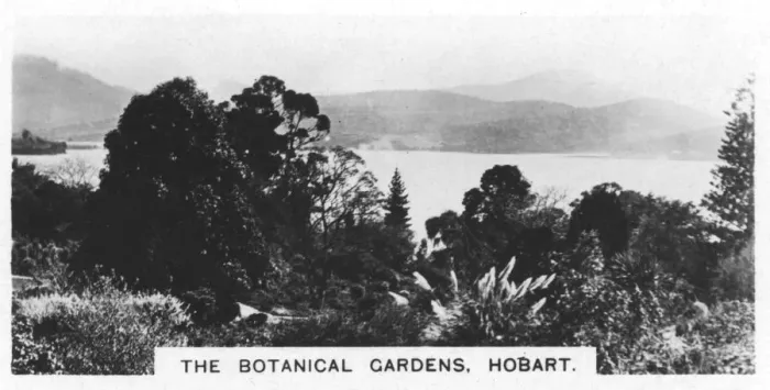 Framed Print : The Botanical Gardens, Hobart, Tasmania, 1928 Framed Print : The Botanical Gardens, Hobart, Tasmania, 1928