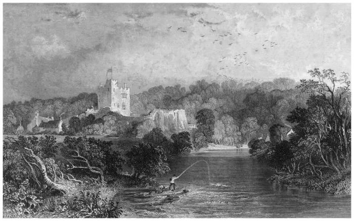 Framed Print : Bothal Castle, Northumberland, 19th century. Artist: J Sands
