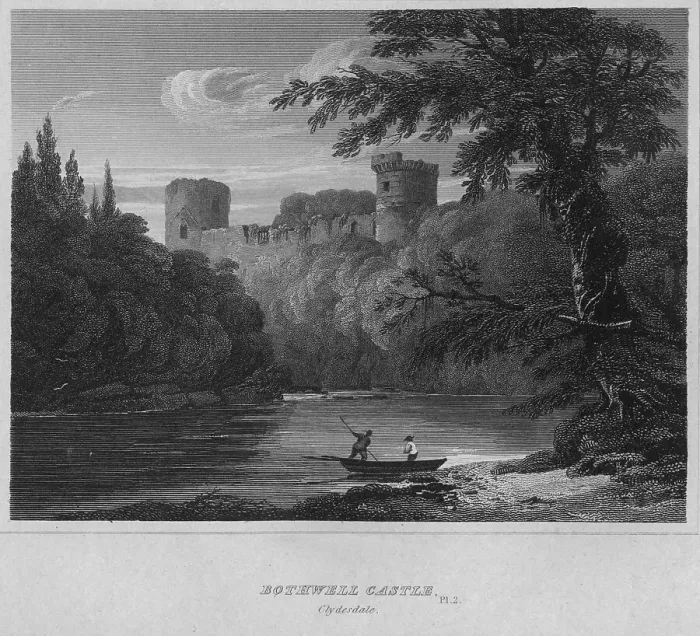 Framed Print : Bothwell Castle, Clydesdale, 1814. Artist: John Greig Framed Print : Bothwell Castle, Clydesdale, 1814. Artist: John Greig