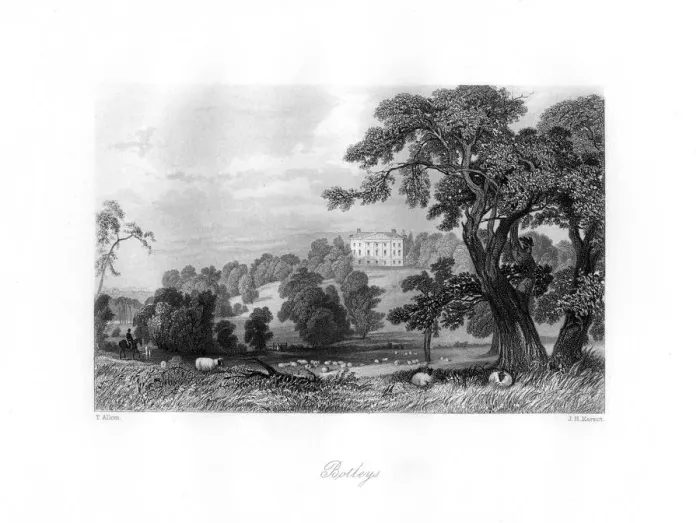 Framed Print : Botleys, Surrey, 19th century. Artist: J H Kernot Framed Print : Botleys, Surrey, 19th century. Artist: J H Kernot