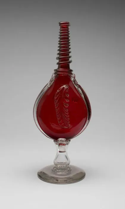 Framed Print : Bottle, 1840 / 60. Creator: Boston and Sandwich Glass Company Framed Print : Bottle, 1840 / 60. Creator: Boston and Sandwich Glass Company