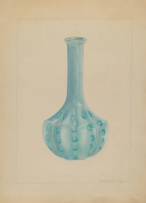 Framed Print : Bottle, 1935 / 1942. Creator: Gertrude Lemberg Framed Print : Bottle, 1935 / 1942. Creator: Gertrude Lemberg