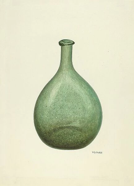 Bottle, 1935 / 1942. Creator: V. L. Vance