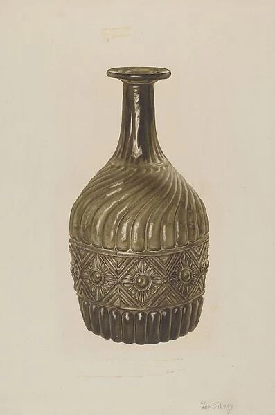 Bottle, 1935 / 1942. Creator: Van Silvay