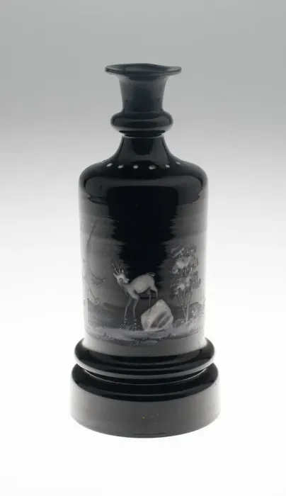 Framed Print : Bottle, Bohemia, c. 1825 / 40. Creator: Bohemia Glass Framed Print : Bottle, Bohemia, c. 1825 / 40. Creator: Bohemia Glass
