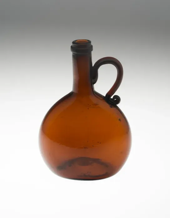 Framed Print : Bottle, Bohemia, c. 1840 / 50. Creator: Bohemia Glass Framed Print : Bottle, Bohemia, c. 1840 / 50. Creator: Bohemia Glass
