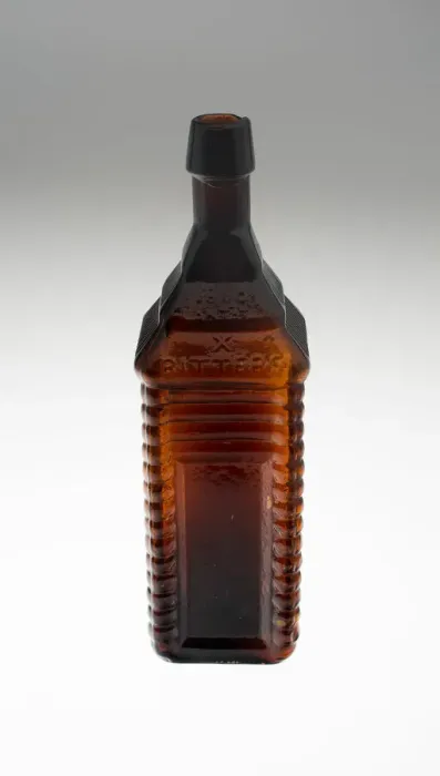 Framed Print : Bottle, Bohemia, c. 1840 / 50. Creator: Bohemia Glass Framed Print : Bottle, Bohemia, c. 1840 / 50. Creator: Bohemia Glass