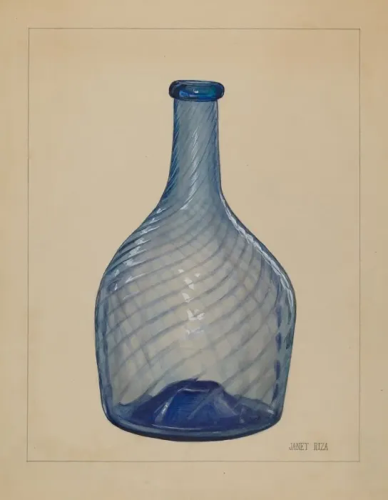 Framed Print : Bottle, c. 1937. Creator: Janet Riza Framed Print : Bottle, c. 1937. Creator: Janet Riza