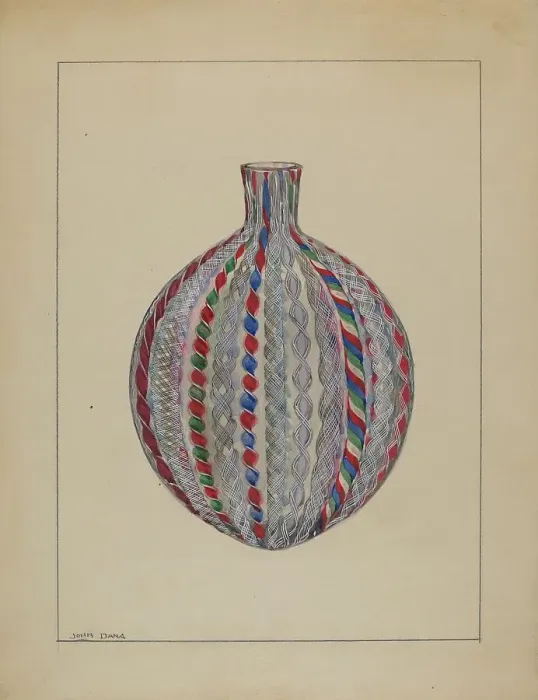 Framed Print : Bottle, c. 1937. Creator: John Dana Framed Print : Bottle, c. 1937. Creator: John Dana